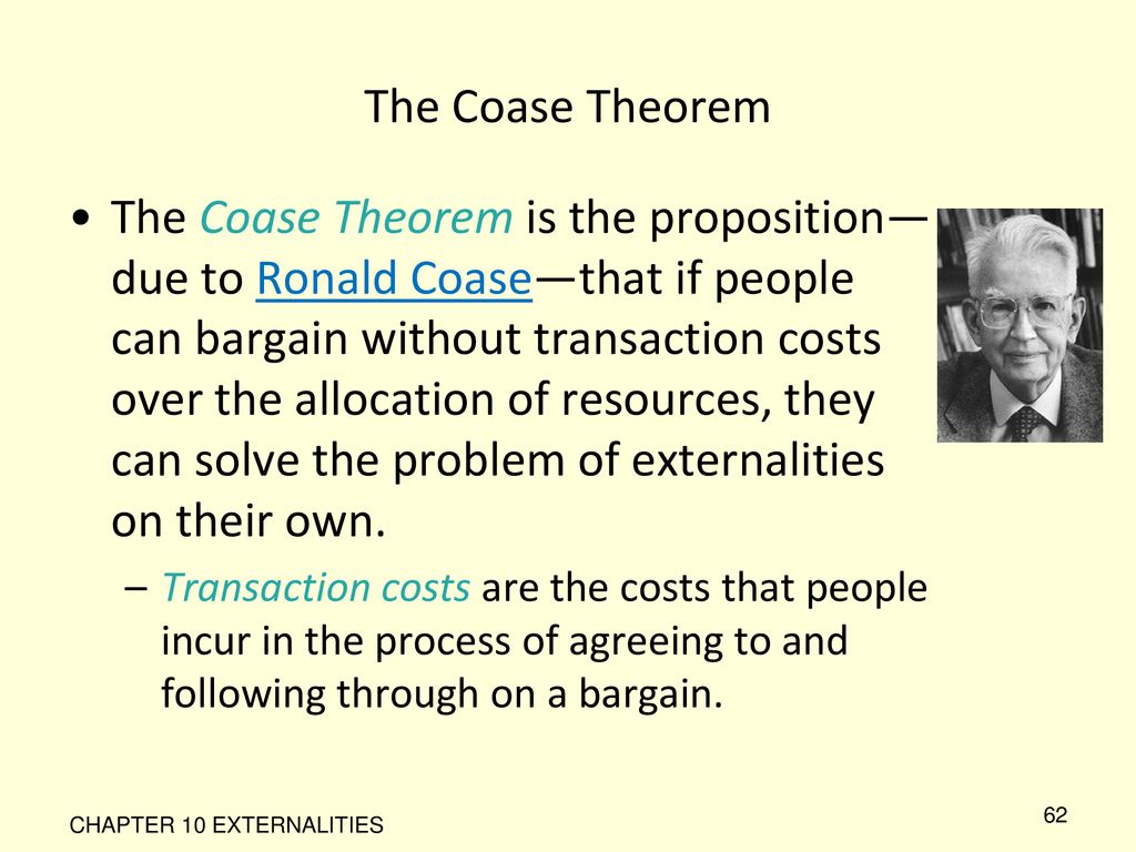 Coase Theorem: Solving Externalities Without Government Intervention